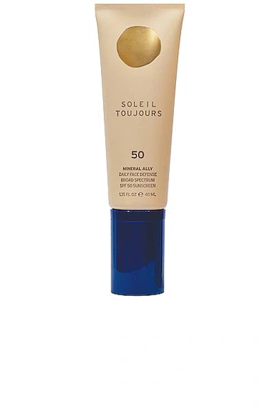 Soleil Toujours Mineral Ally Daily Face Defense Spf 50 1.4 Oz. In N,a