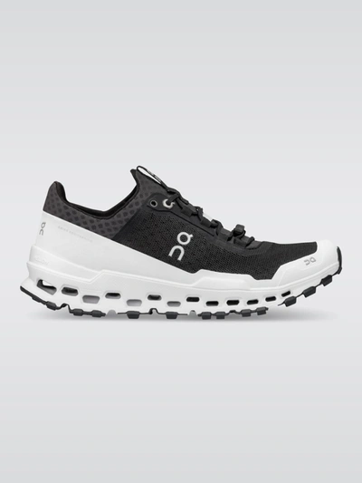 On Cloudultra Sneaker In Black,white