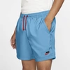 Nike Sportswear Men's Woven Shorts In Chlorine Blue,black