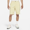 Nike Dri-fit Uv Men's 10.5" Golf Chino Shorts In Lemon Drop