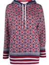 GOLDEN GOOSE STAR-DETAIL KNITTED HOODIE