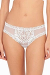 Natori Feathers Hipster Briefs In Baby Blue/white