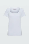 Dorothee Schumacher All Time Favourites Scoop-neck T-shirt In Weiss