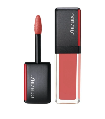 Shiseido Shis Lacquerink Lipshine Electropeach 18 In Red