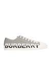 BURBERRY CANVAS LOGO SNEAKERS,16734115