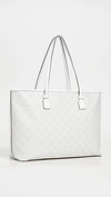 TORY BURCH T MONOGRAM COATED CANVAS TOTE,TORYB48910