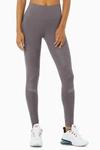 Alo Yoga High-waist Moto Sport Leggings With Mesh Panels In Purple Dusk