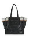Proenza Schouler White Label Women's Large Coated Canvas Tote In Black