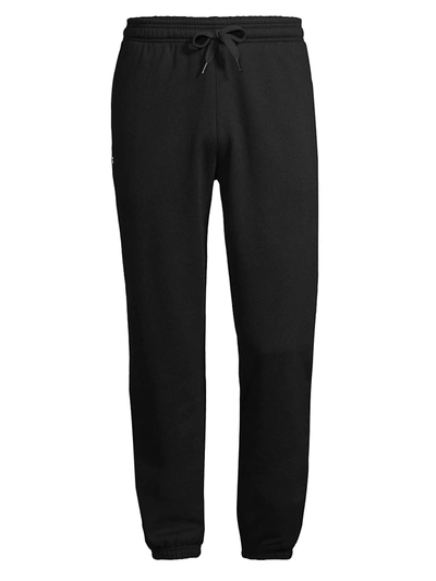Lacoste Men's Brushed Fleece Track Pants In Black