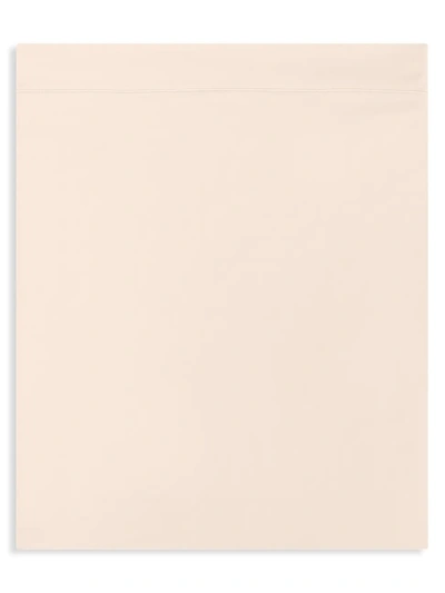 Anne De Solene Éclat Poudre 300 Thread Count Flat Sheet In Pink