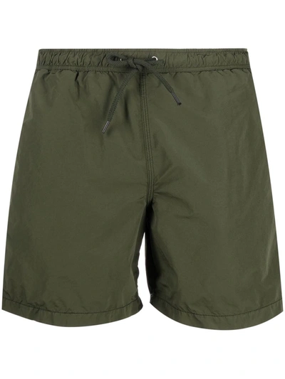 Aspesi "flying Dutchman" Swim Shorts In Green