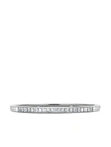 Pragnell 18kt White Gold Rockchic Diamond-embellished Bangle In Silver