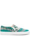 EMILIO PUCCI PRINTED SLIP-ON trainers