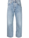 AGOLDE 90'S CROP MID-RISE JEANS