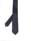 Giorgio Armani Pointed-tip Silk Tie In Blau