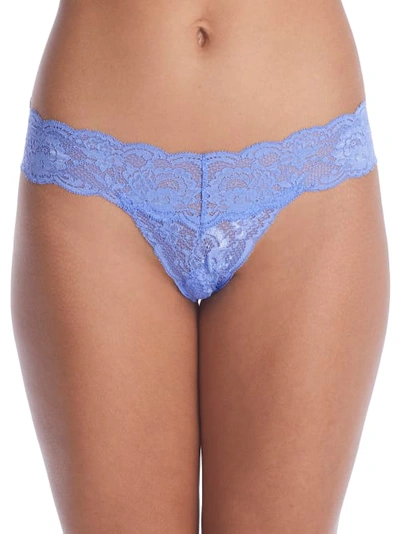 Cosabella Never Say Never Cutie Low Rise Thong In Cielo