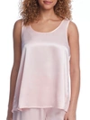 Pj Harlow Laura Satin Tank In Light Peach