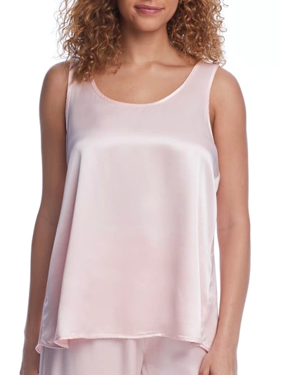 Pj Harlow Laura Satin Tank In Light Peach