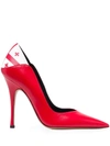 ALEKSANDER SIRADEKIAN GEORGIA FLAG POINTED TOE PUMPS