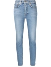 RE/DONE ULTRA STRETCH CROPPED JEANS