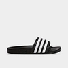 Adidas Originals Adidas Boys' Big Kids' Adilette Slide Sandals In Core Black/cloud White/core Black
