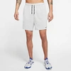 Nike Flex Stride Men's 7" Brief Running Shorts In White/reflective Silver
