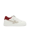 ASH 'FLAM' ZIPPED LOW TOP SNEAKERS