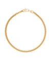 TOM WOOD CURB M GOLD-PLATED STERLING SILVER BRACELET