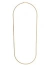 TOM WOOD CURB CHAIN GOLD-PLATED STERLING SILVER NECKLACE