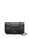 Zadig & Voltaire Tasche Rock Nano Xl Aus Lammleder Schwarz In Black