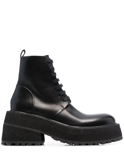 Marsèll Lug-sole Ankle Boots In Black