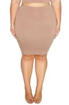 Naked Wardrobe Hourglass Miniskirt In Coco