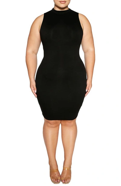 Naked Wardrobe Sleeveless Minidress In Black