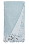 Nordstrom Bliss Plush Throw In Blue Pearl