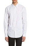 Theory Sylvain Cotton Long-sleeve Shirt In White