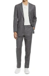 SUITSUPPLY LAZIO SLIM FIT WOOL BLEND SUIT,P5734