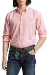 Polo Ralph Lauren Classic Oxford Button-down Sport Shirt In Pink