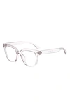 Fifth & Ninth Draper 49mm Square Blue Light Blocking Glasses In Clear/ Clear