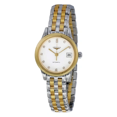 Longines Les Grandes Classiques Flagship Ladies Watch L4.274.3.27.7 In Gold Tone,silver Tone,two Tone,white