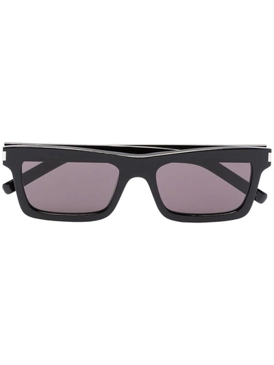 Saint Laurent Betty Square-frame Sunglasses In Schwarz