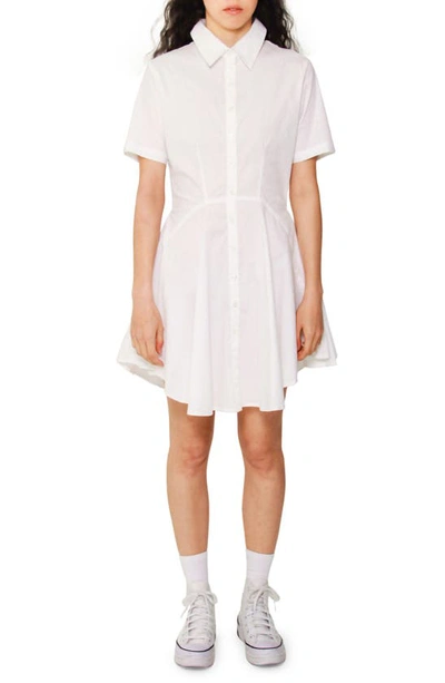 Absence Of Colour Alison Fit & Flare Shirtdress In White