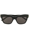 Balenciaga Dynasty Butterfly Sunglasses In Black