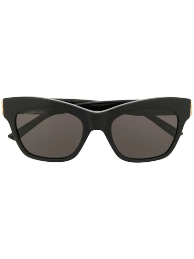 Balenciaga Dynasty Butterfly Sunglasses In Black
