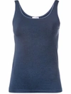 Wolford Jamaika Scoop-neck Top In Moon Indigo