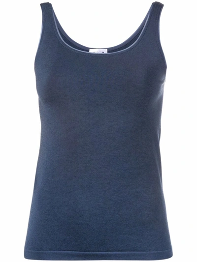 Wolford Jamaika Scoop-neck Top In Blue