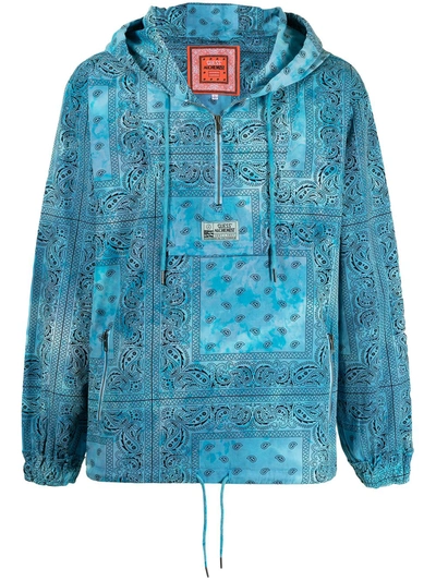 Alchemist Bandana-print Lightweight Jacket In Blue