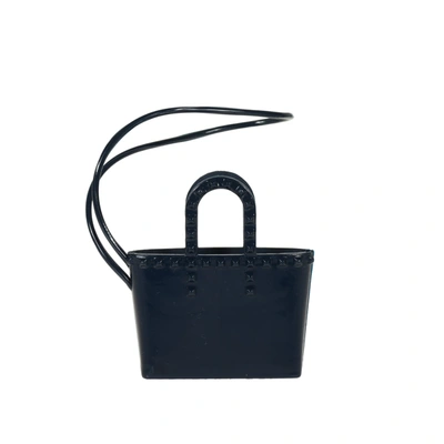 Carmen Sol Itsy Bitsy Tote Charm In Navy Blue