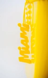 Carmen Sol Miami Charm In Yellow