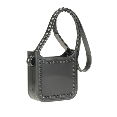 Carmen Sol Lisa Small Crossbody In Gunmetal