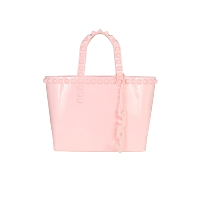 Carmen Sol Miriam Micro Mini Tote In Baby-pink